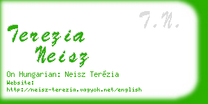 terezia neisz business card